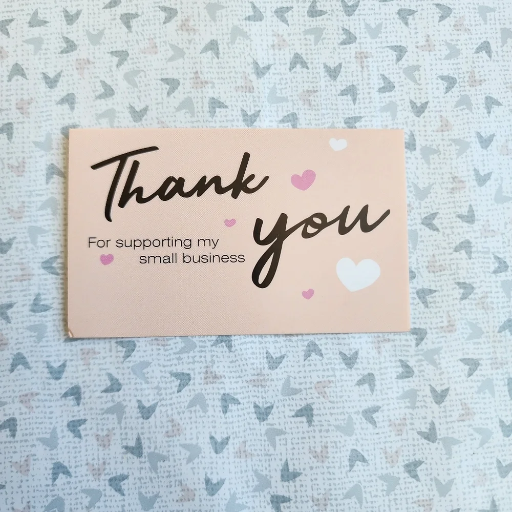 300 Pc Thank you Cards and Stickers